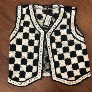 Nastygal checkerboard vest